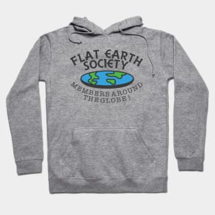 Flat Earth Society - Members Around The Globe Hoodie